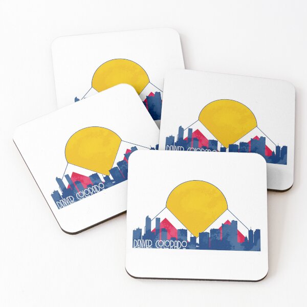 Item preview, Denver Skyline Flag Design  designed and sold by Decal Mania.