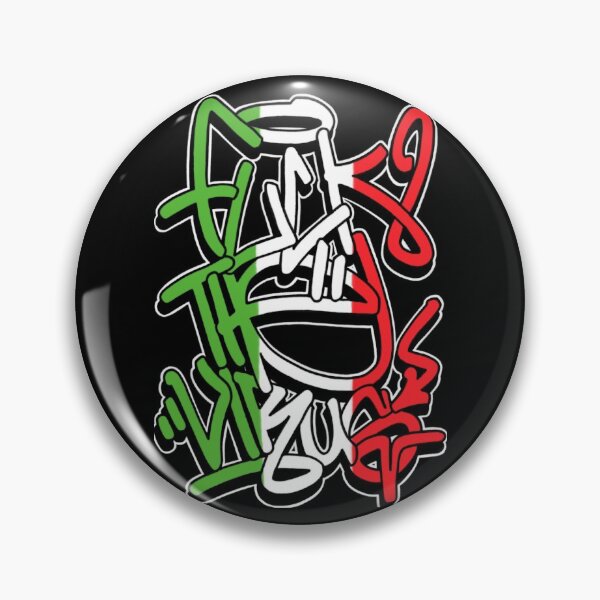 Item preview, Fuck The Virus Covid 19 (Graffiti Style #3 Italy Outline Edition) - Brazz designed and sold by Brazz Official.