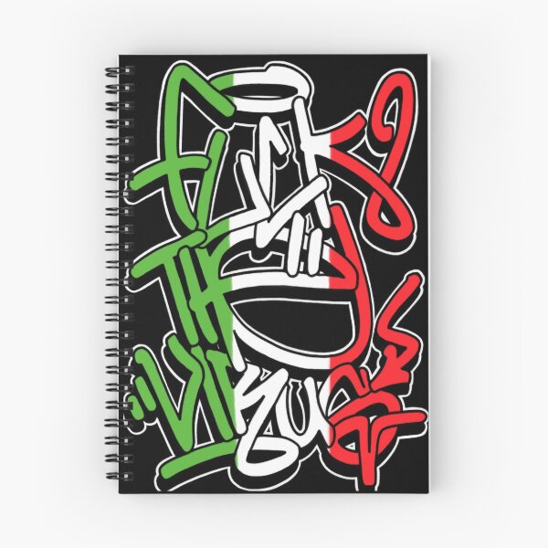 Item preview, Fuck The Virus Covid 19 (Graffiti Style #3 Italy Outline Edition) - Brazz designed and sold by Brazz Official.