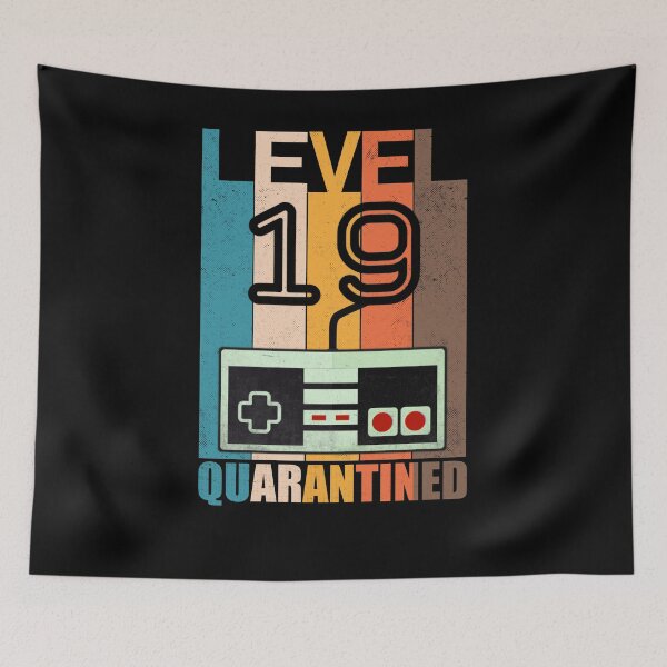 Item preview, Level 19 quarantined funny 19th birthday gamer gift designed and sold by kader85.