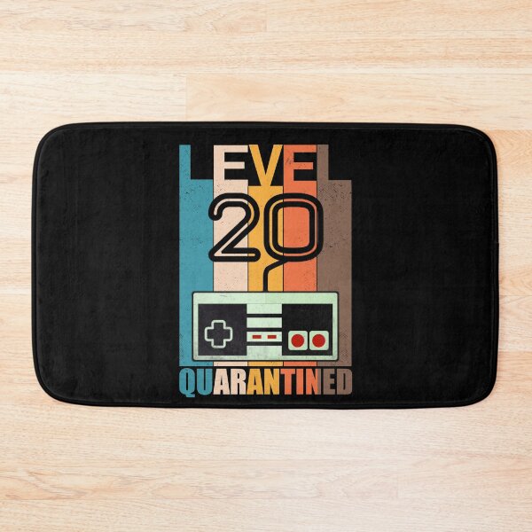 Item preview, Level 20 quarantined funny 20th birthday gamer gift designed and sold by kader85.