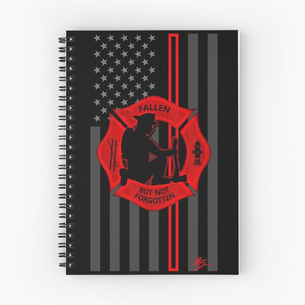 Item preview, FALLEN BUT NOT FORGOTTEN thin red line american flag designed and sold by MortalDesigns.