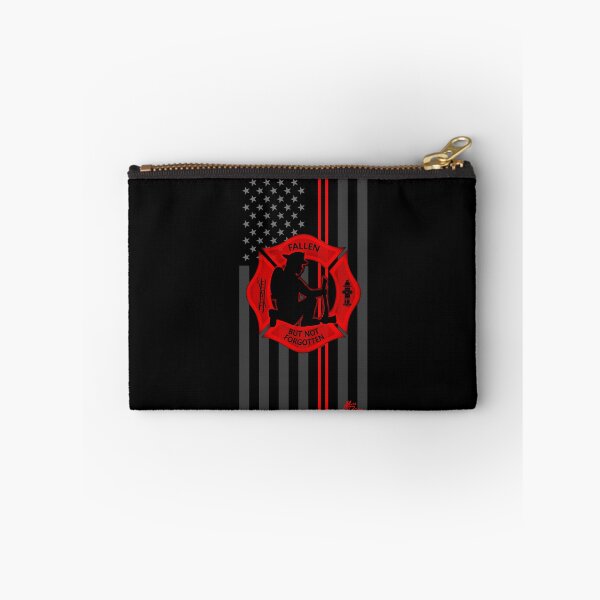 Item preview, FALLEN BUT NOT FORGOTTEN thin red line american flag designed and sold by MortalDesigns.