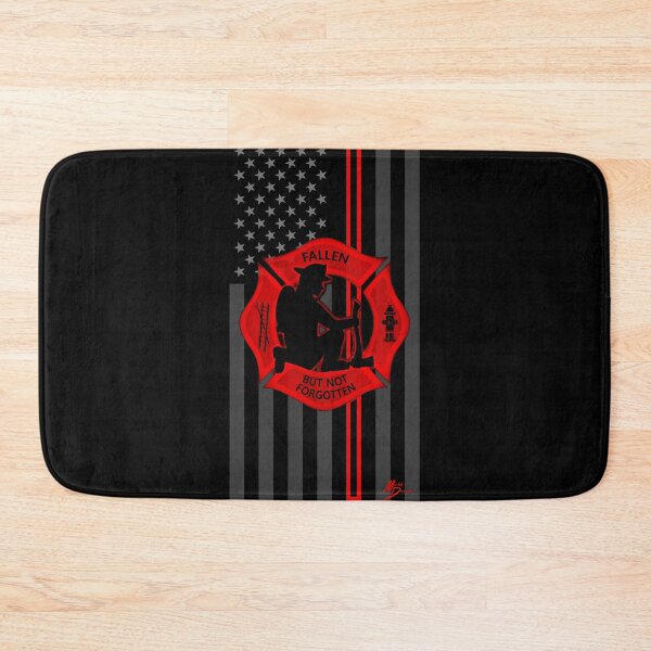 Item preview, FALLEN BUT NOT FORGOTTEN thin red line american flag designed and sold by MortalDesigns.