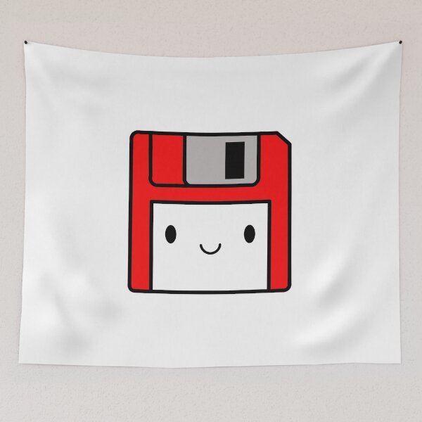 Item preview, Kawaii Floppy Disk, Cute Retro 80's Designs for Computer Geek designed and sold by mariekawaii.