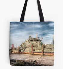 Warship Tote Bag