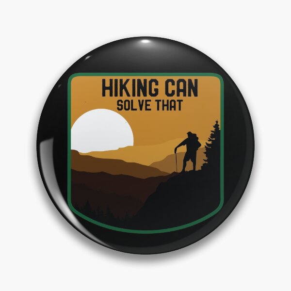 Item preview, Hiking Can Solve That Funny Outdoor Hiker Mountain Camping designed and sold by merchzy.