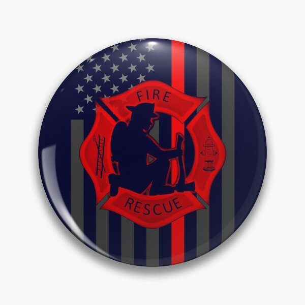 Item preview, Fire Rescue Maltese cross american flag by Mortal Designs designed and sold by MortalDesigns.