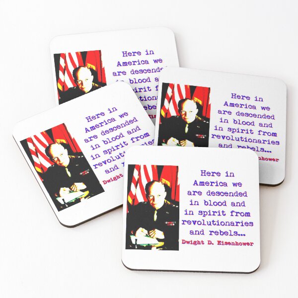 Item preview, Here In America - Dwight Eisenhower designed and sold by CrankyOldDude.