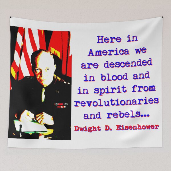 Aperçu de l'œuvre Ici en Amérique - Dwight Eisenhower créée et vendue par CrankyOldDude.