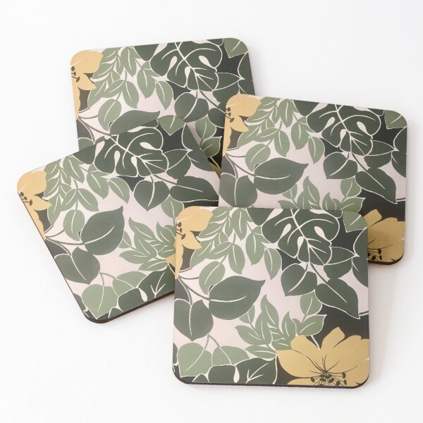 Item preview, Tropical Floral w/ Yellow Flower designed and sold by Ron Curlee.