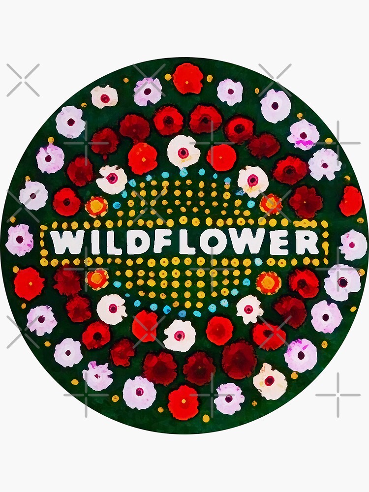 Wildflower transparent Sticker