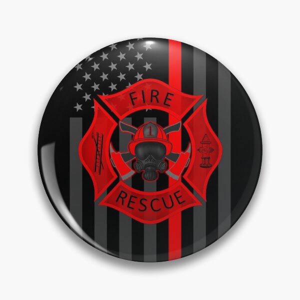 Item preview, Fire Rescue american flag graphic by Mortal Designs designed and sold by MortalDesigns.