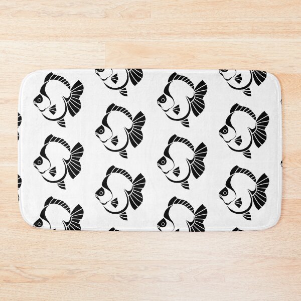 Item preview, Ryukin Black and White Goldfish Logo 0407 designed and sold by Nosnah.
