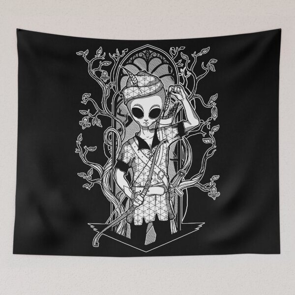 Item preview, The alien Robin Hood - Black version designed and sold by ToleStyle.