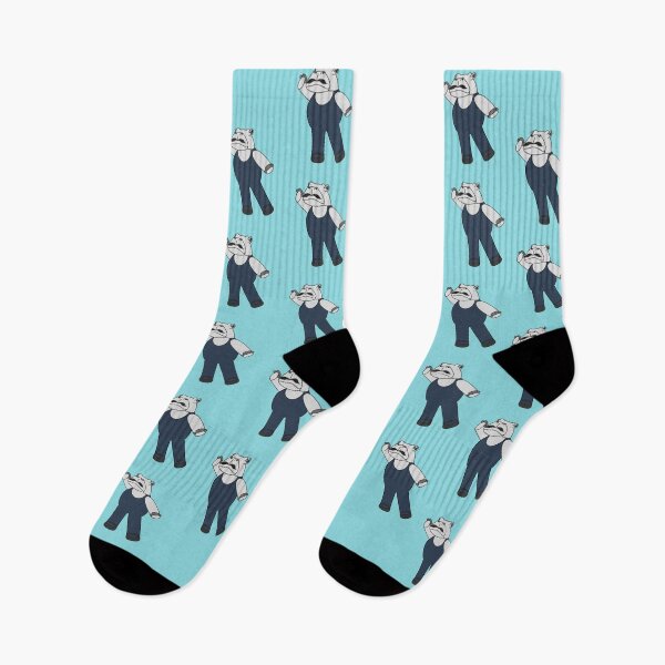 Item preview, Blue Drama Hippo Pattern Digital Art | Melanie Jensen Illustrations designed and sold by Melanie Jensen.