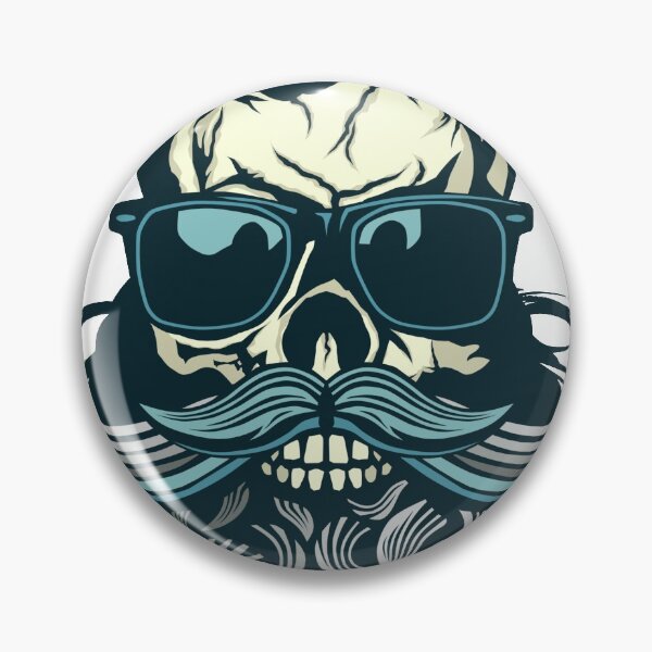 Item preview, skull hipster designed and sold by Achille3777.