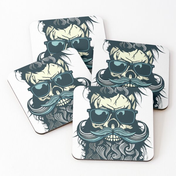 Item preview, skull hipster designed and sold by Achille3777.