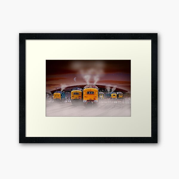 Napiers in the Mist Framed Art Print