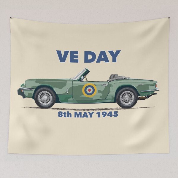 Item preview, VE DAY Forces camuflaje & # 39; wrap & # 39; en un Spitfire designed and sold by Bigs66.