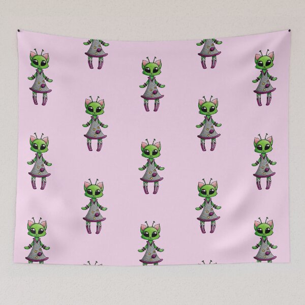 Item preview, Alien Cat designed and sold by ChristieCoxArt.