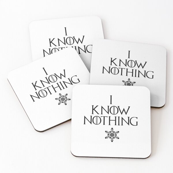 Item preview, I know nothing designed and sold by thehollowpoint.