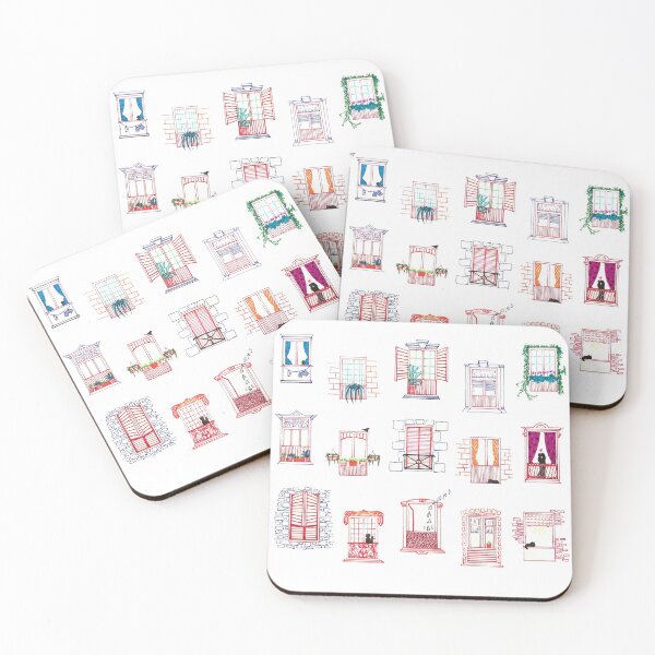 Item preview, Stay home, stay safe - Rome windows and balcony designed and sold by Onyria Art.