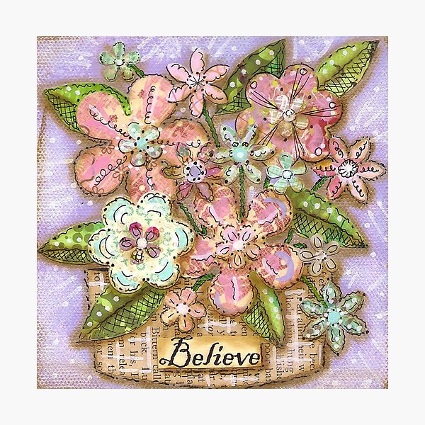 Believe Blossoms Photographic Print