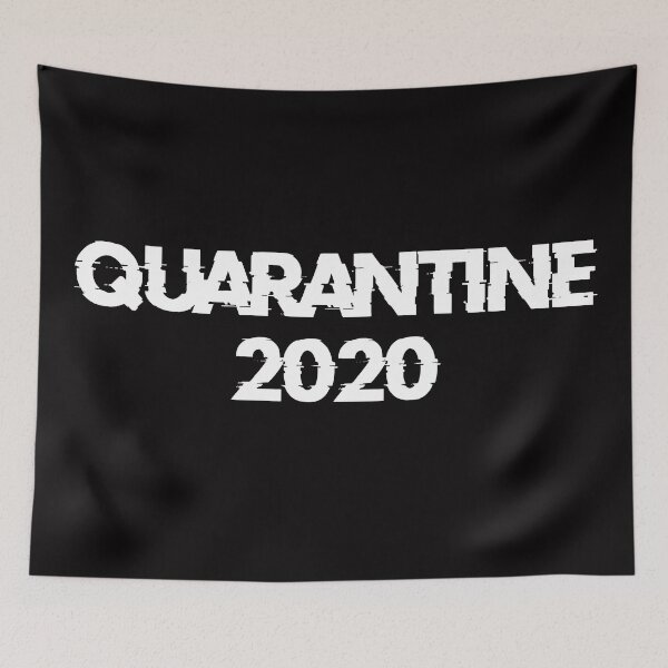 Item preview, Quarantine 2020 (White) designed and sold by DafyddEm.