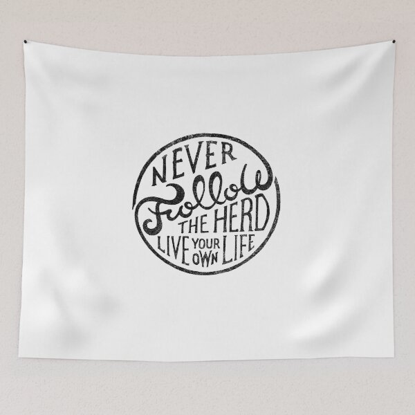Item preview, NEVER FOLLOW THE HERD designed and sold by VINCENTYANZO.