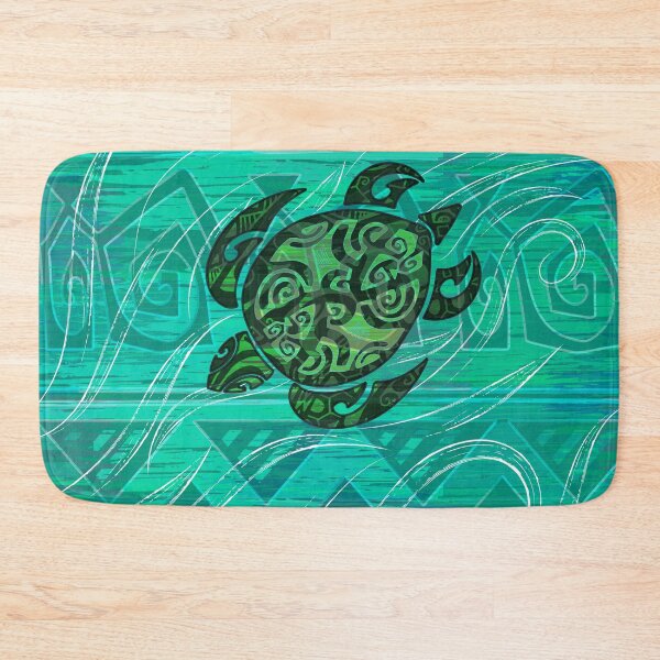 Item preview, Teal Honu Turtle Print designed and sold by sunnthreads.