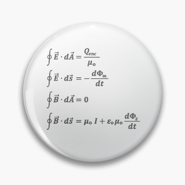 Item preview, Maxwell's Equations Integral Form designed and sold by PhysicsThisWeek.