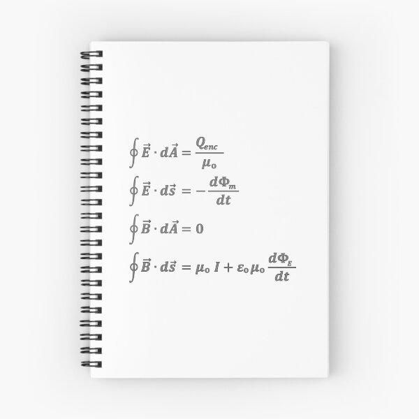 Item preview, Maxwell's Equations Integral Form designed and sold by PhysicsThisWeek.