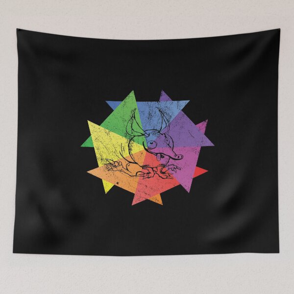 Item preview, Colorful Armadillo Lover Retro Art Gift graphic designed and sold by Grabitees.