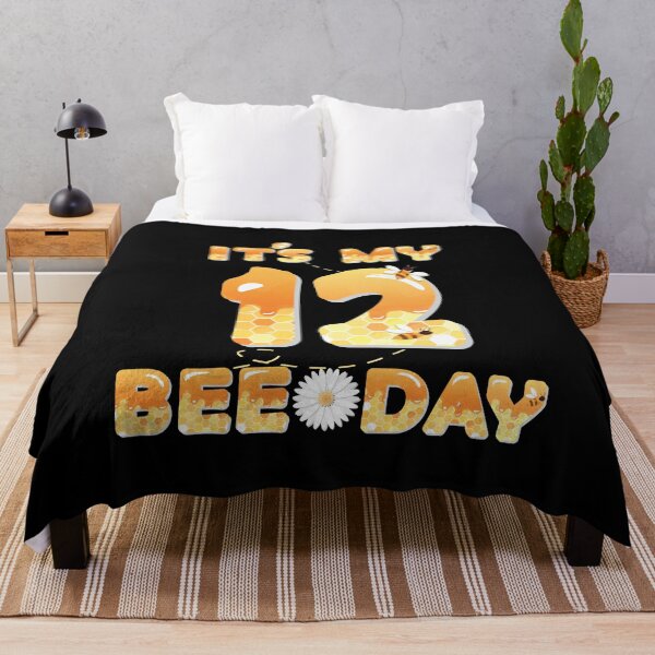 Item preview, It's My 12th Bee Day - 12 Years Old Birthday Party Girl print designed and sold by Grabitees.