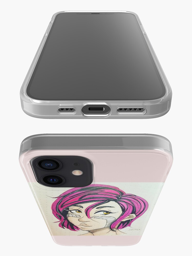 Alternate view of Pink-haired Alita! iPhone Case & Cover