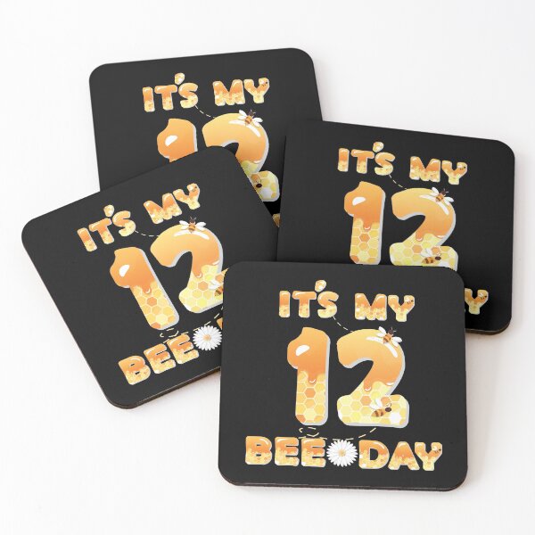 Item preview, It's My 12th Bee Day - 12 Years Old Birthday Party Girl print designed and sold by Grabitees.