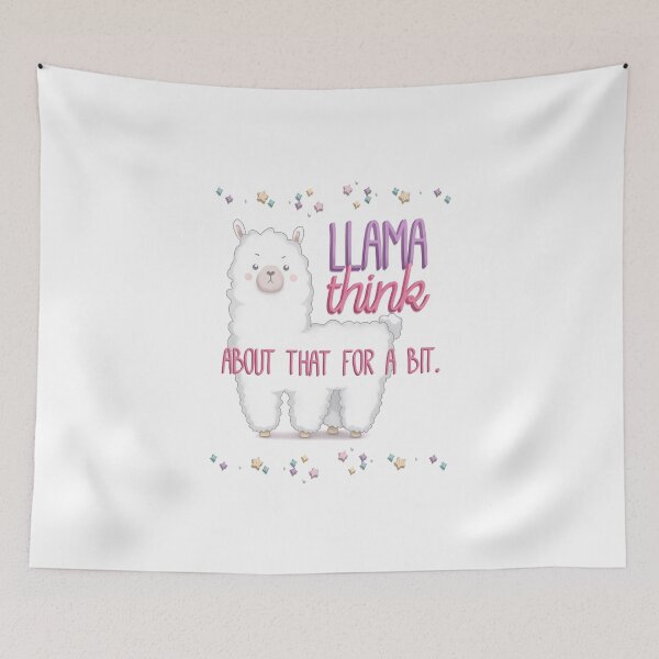Item preview, Llama Think About That For A Bit designed and sold by AscendMerch.