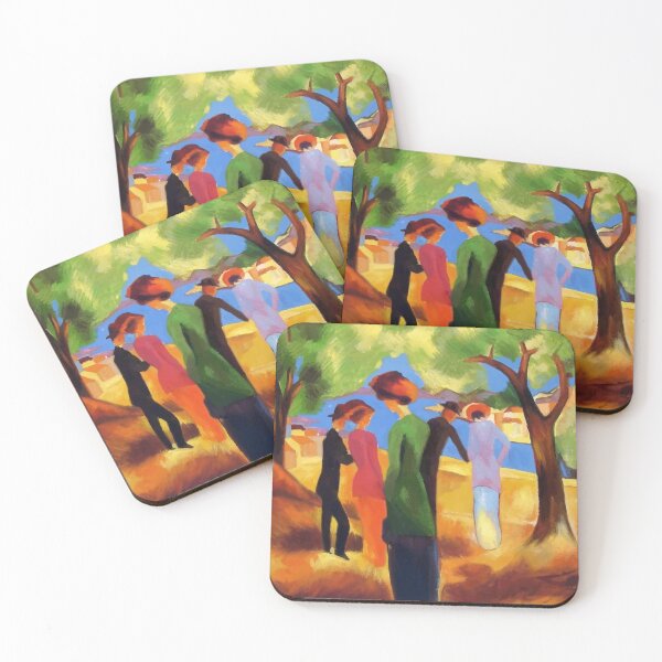 Item preview, Woman in Green Jacket by August Macke designed and sold by digitalvintage.