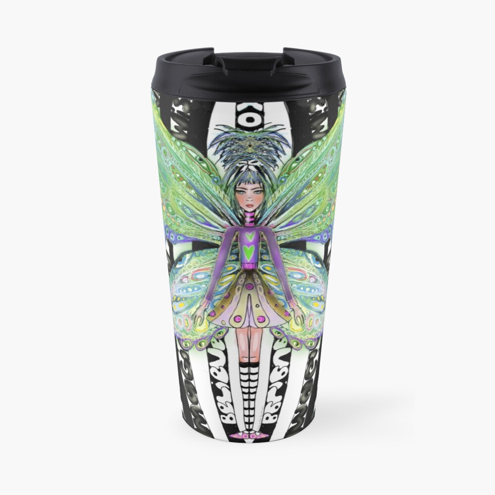 Psychedelic Fairy Travel Mug