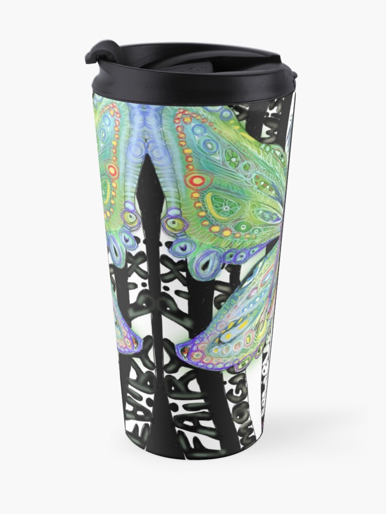 Alternate view of Psychedelic Fairy Travel Mug