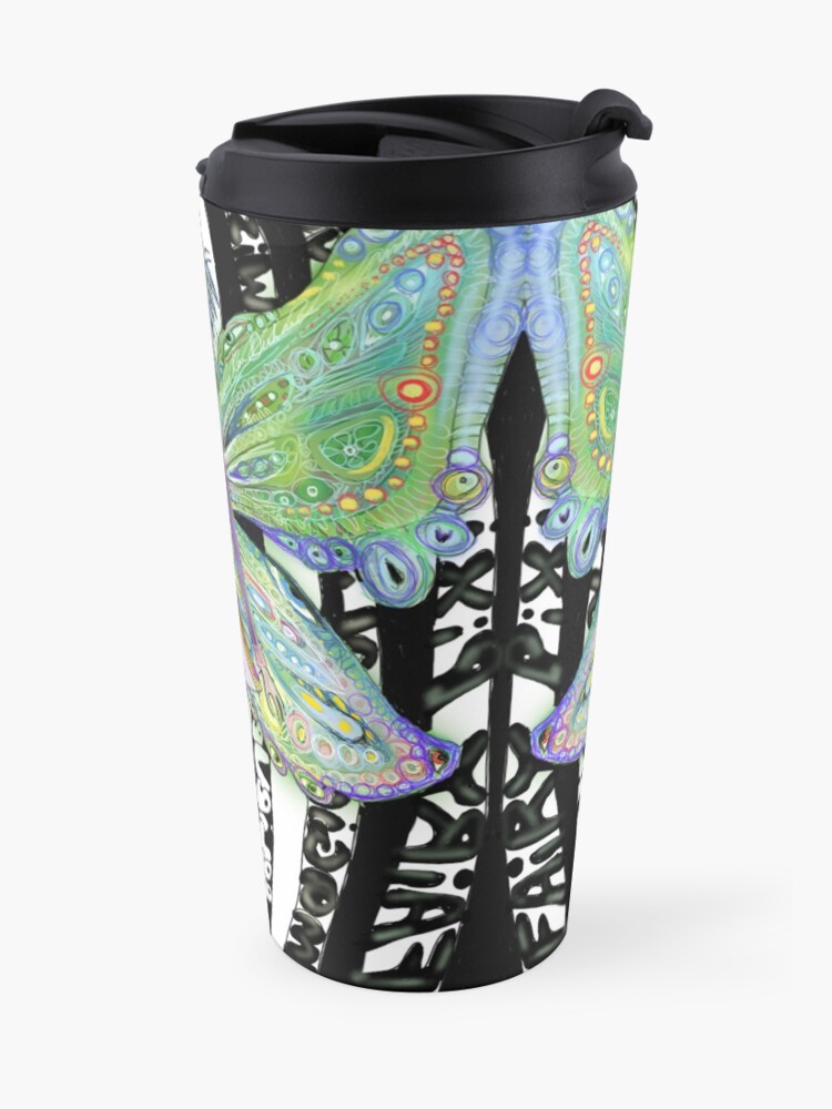 Alternate view of Psychedelic Fairy Travel Mug