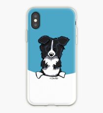 Peeking Border Collie iPhone Case