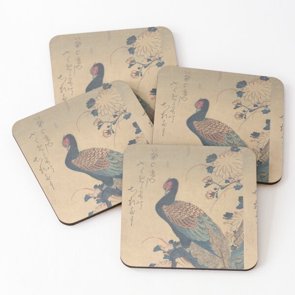 Item preview, Pheasant with chrysanthemums designed and sold by Tizeru.