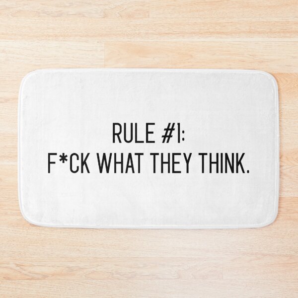 Item preview, rule #1 f*ck what they think designed and sold by motivation4you.