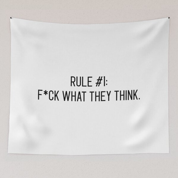 Item preview, rule #1 f*ck what they think designed and sold by motivation4you.