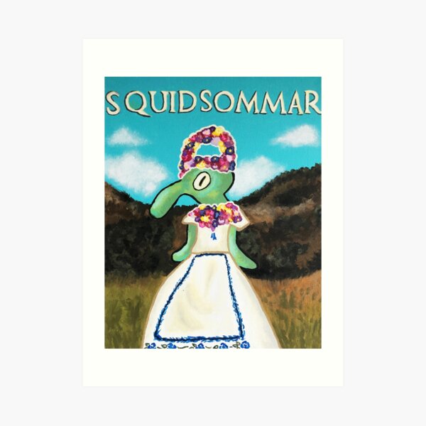 Squidsommar Art Print