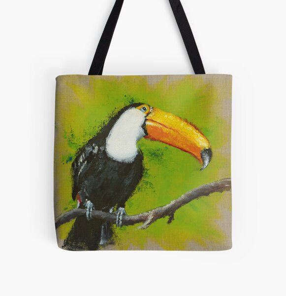 Toucan Tote bag doublé