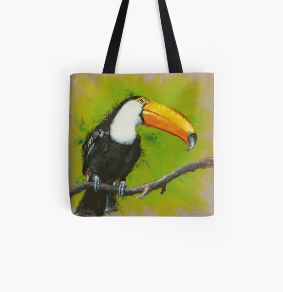 Toucan Tote bag doublé