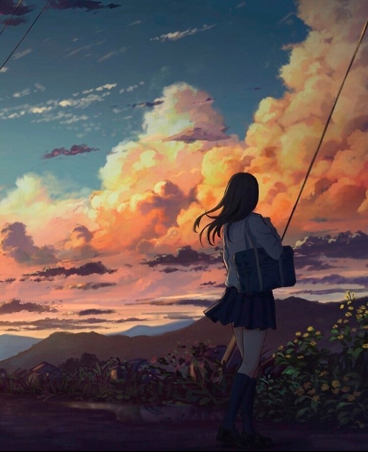 🔥 Download Anime Sky Wallpaper Sunset Animewallpaper by @jennifercrane |  Aesthetic Anime Sky Wallpapers, Aesthetic Wallpaper Anime, Anime Sky  Wallpapers, Lofi Anime Aesthetic iPad Wallpapers